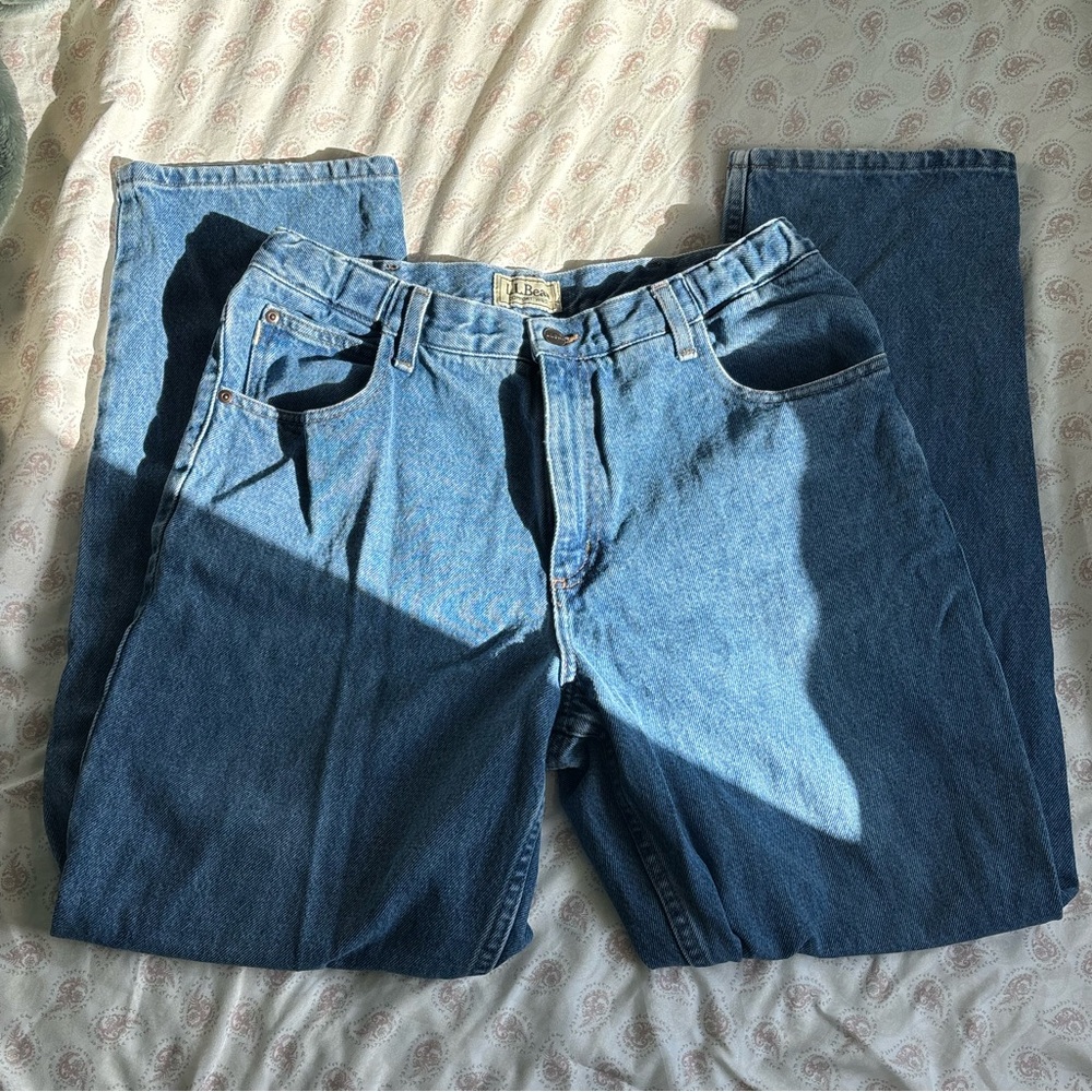 LL bean baggy jeans